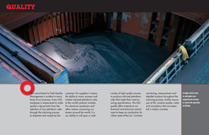 Great Lakes Carbon / SGL Carbon loading ship's hold